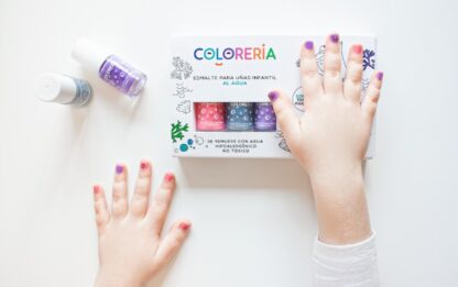 Set de esmaltes al agua x3