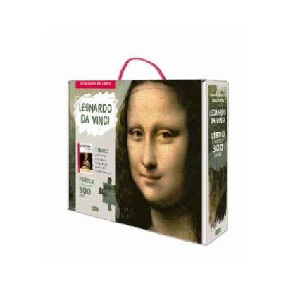 Rompecabezas + libro La Mona Lisa 300p