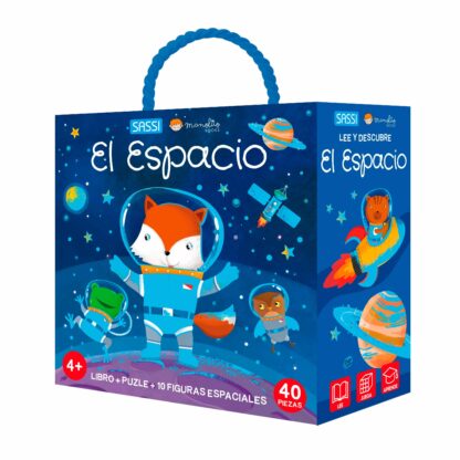 Rompecabezas + libro 40piezas  Espacio