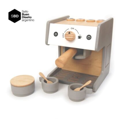 Cafetera con accesorios