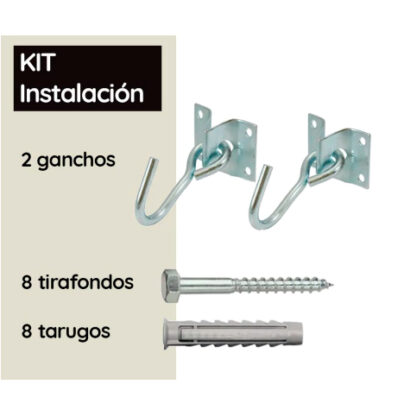 Kit instalación para hamacas